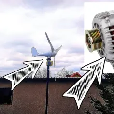 Jak zrobić elektrownie wiatrową z alternatora - krok po kroku do sukcesu
